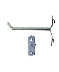 Haczyk do ścianki perforowanej 45st. średni dł 8cm FR3931