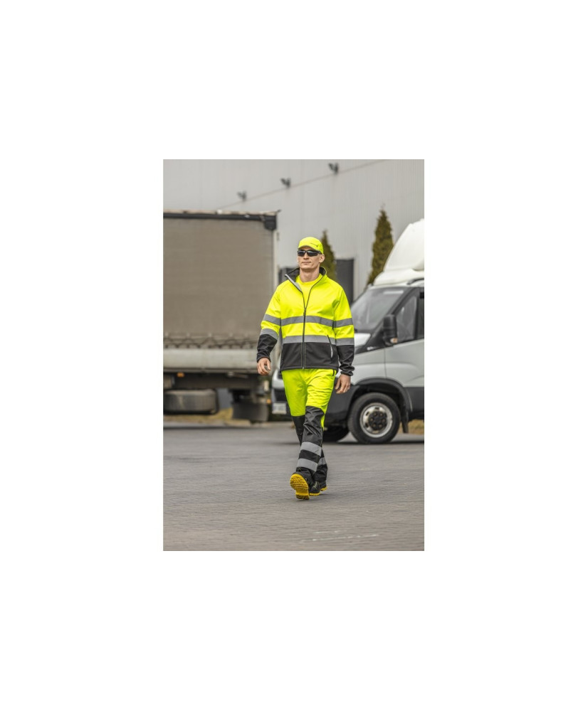 EXTER kurtka ostrzegawcza softshell żółta L (52) HT5K335-L (2A)
