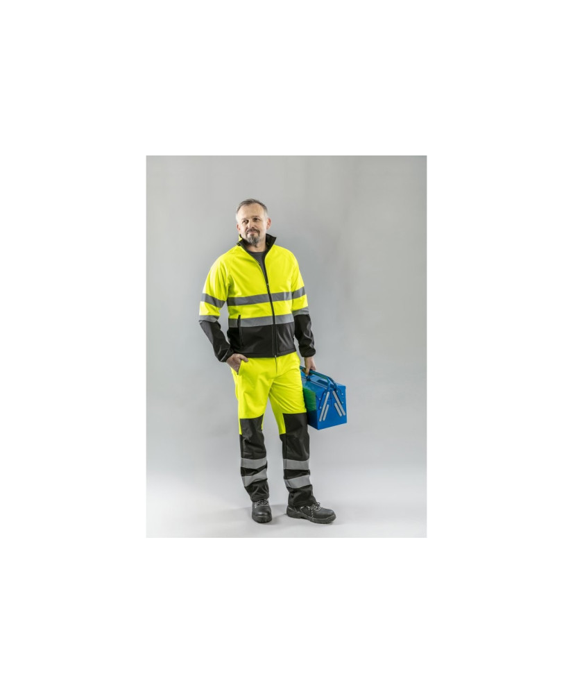 EXTER kurtka ostrzegawcza softshell żółta L (52) HT5K335-L (2A)