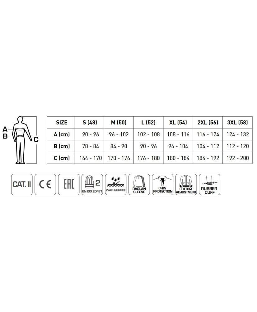 EXTER kurtka ostrzegawcza softshell żółta L (52) HT5K335-L (2A)