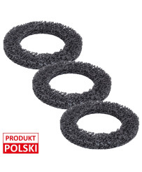 3x Ściernica do czyszczenia piast i tarcz hamulcowych 150mm WŁOSY MURZYNA FR8111