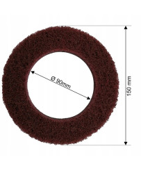 Włóknina CRS COARSE krążek dysk ściernica Ø150mm + Ø90mm WŁOSY MURZYNA FR8112 + FR8113