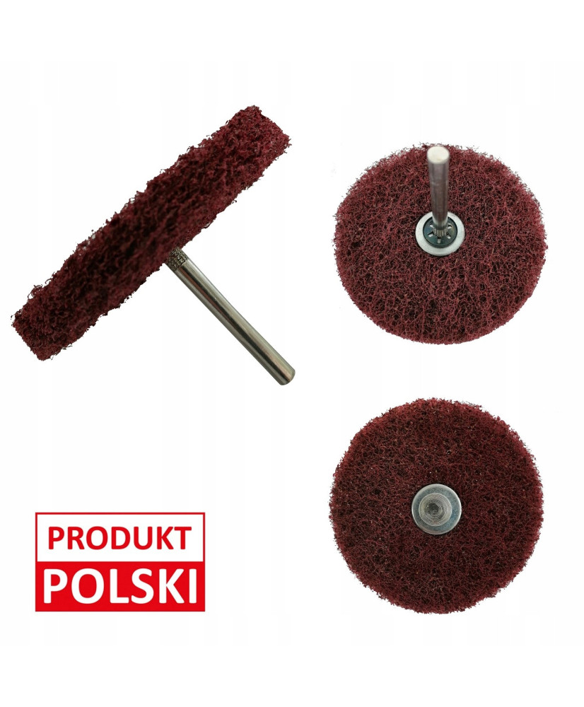 Włóknina CRS COARSE krążek dysk ściernica Ø150mm + Ø90mm WŁOSY MURZYNA FR8112 + FR8113