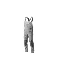 Spodnie robocze KALMIT ogrodniczki ochronne jasne szare L (52) HT5K804-L  (2A)