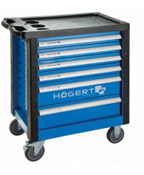 Szafka warsztatowa wózek z narzędziami 171 elementów Hogert HT7G052