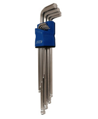 Zestaw kluczy Imbusowych z końcówką kulistą, Extra długie, Typ L  FR1805