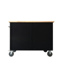 Stół warsztatowy szafka z drewnianym blatem FR4098