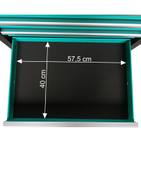 Nadstawka górna - skrzynia do szafki warsztatowej FR4011 - zielona