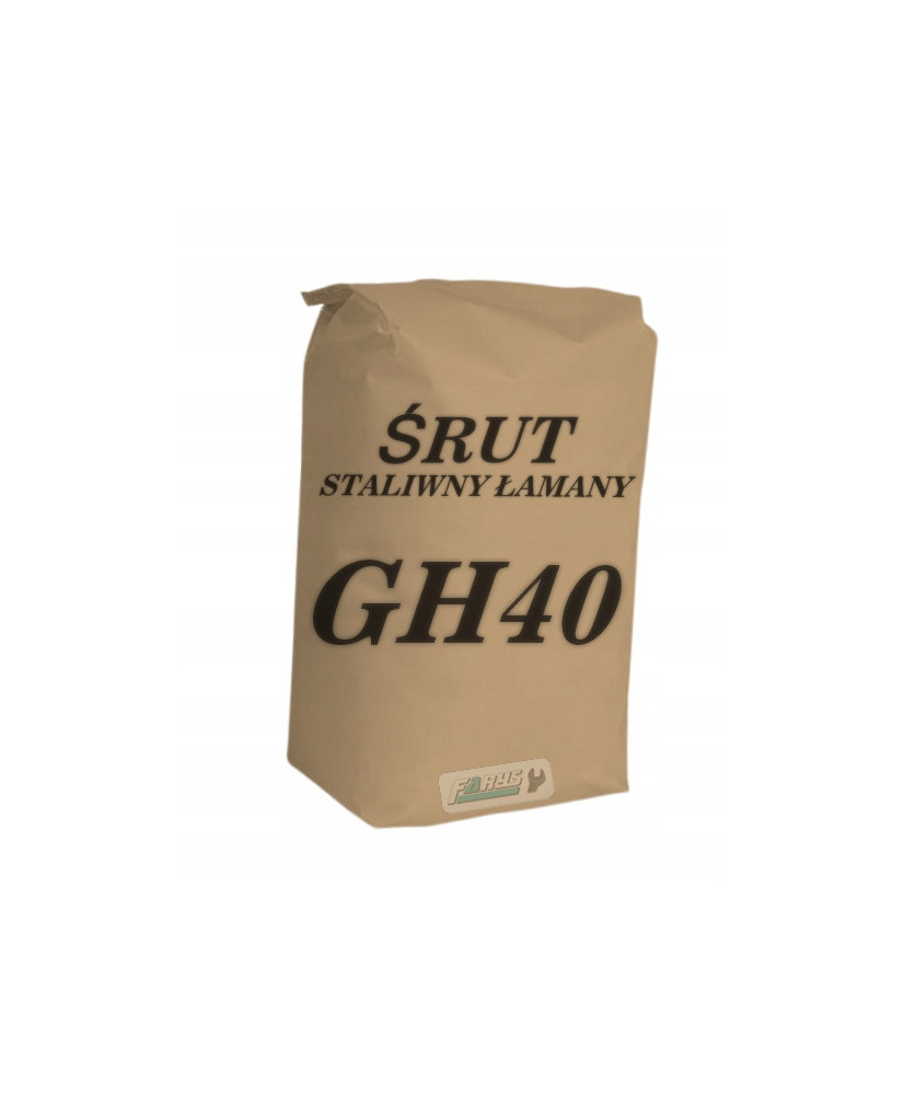Śrut staliwny ostrokrawędziowy łamany GH40 25 KG FR9190 (A)