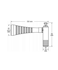 PISTOLET DO CZYSZCZENIA Z DYSZĄ TURBO TORNADO FR4515