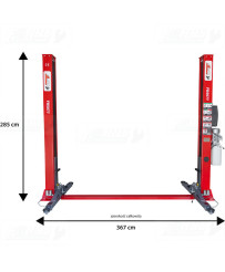 copy of Podnośnik dwukolumnowy automat 4t FR5071 + olej hydrauliczny 10l + smary+ kotwy