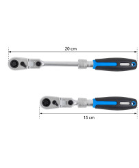 Zestaw Grzechotek  Grzechotka Teleskopowa Łamana Przegubowa SLIM 1/2" i 1/4"