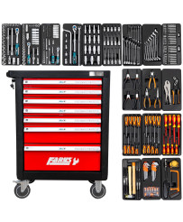 Szafka narzędziowa czerwona FR4033+ wyposażenie 334el.