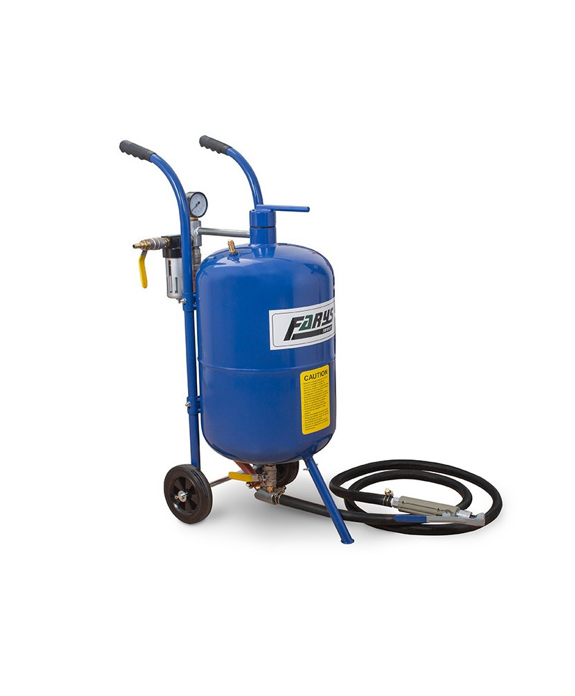 Piaskarka syfonowa oczyszczarka mobilna 38l zawory 1/2" FR7012 N - OUTLET