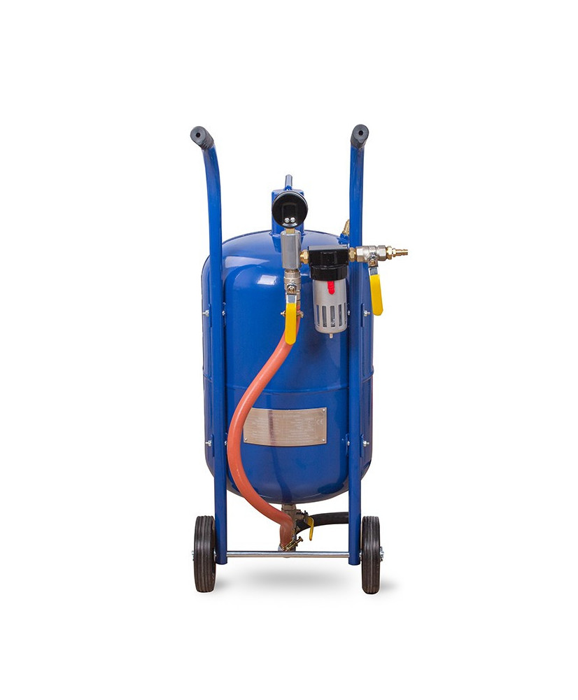 Piaskarka syfonowa oczyszczarka mobilna 38l zawory 1/2" FR7012 N - OUTLET