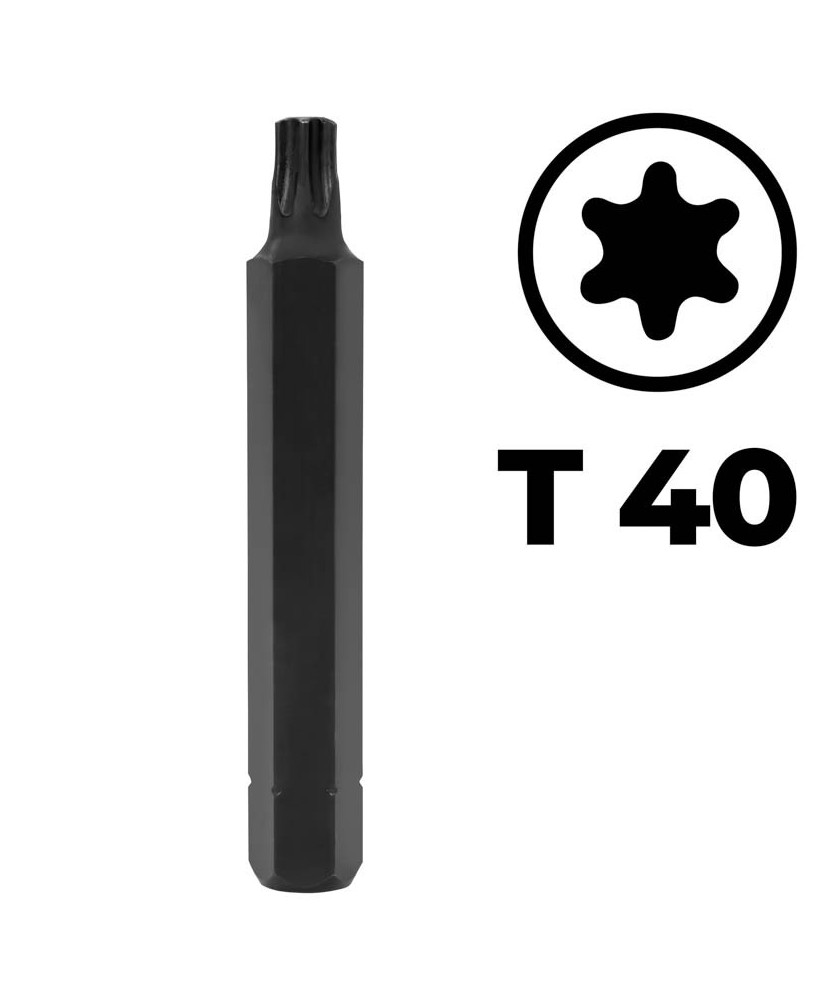 BIT KOŃCÓWKA GROT TORX T40 długość 75mm FR0439