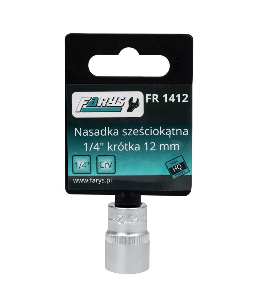 Nasadka 11mm 1/4"  sześciokątna krótka FR1411