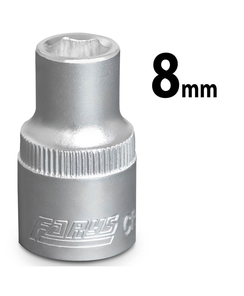 Nasadka 8mm 1/2"  sześciokątna krótka FR1201