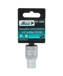 Nasadka 10mm 1/2"  sześciokątna krótka FR1203