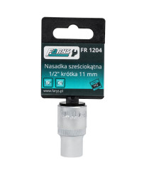 Nasadka 11mm 1/2"  sześciokątna krótka FR1204