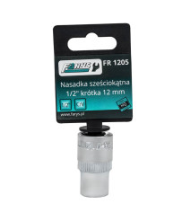 Nasadka 12mm 1/2"  sześciokątna krótka FR1205