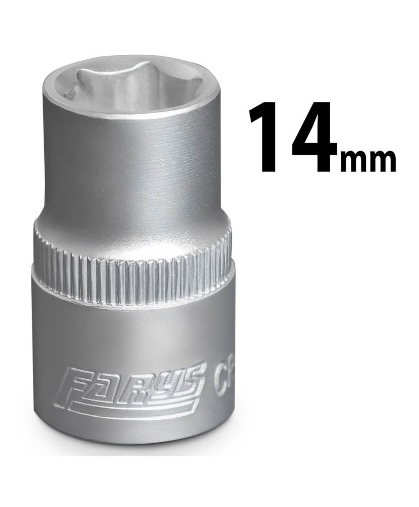 Nasadka 14mm 1/2"  sześciokątna krótka FR1207