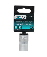 Nasadka 14mm 1/2"  sześciokątna krótka FR1207