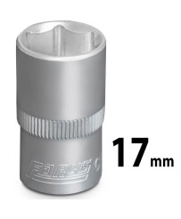 Nasadka 17mm 1/2"  sześciokątna krótka FR1210