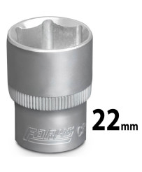 Nasadka 22mm 1/2"  sześciokątna krótka FR1215