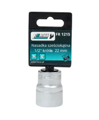 Nasadka 22mm 1/2"  sześciokątna krótka FR1215