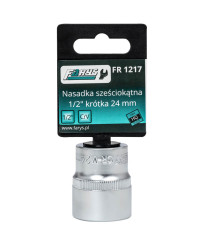 Nasadka 24mm 1/2"  sześciokątna krótka FR1217