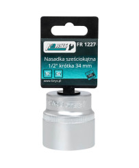 Nasadka 34mm 1/2"  sześciokątna krótka FR1227