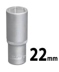 Nasadka 22mm 1/2"  sześciokątna długa FR1249