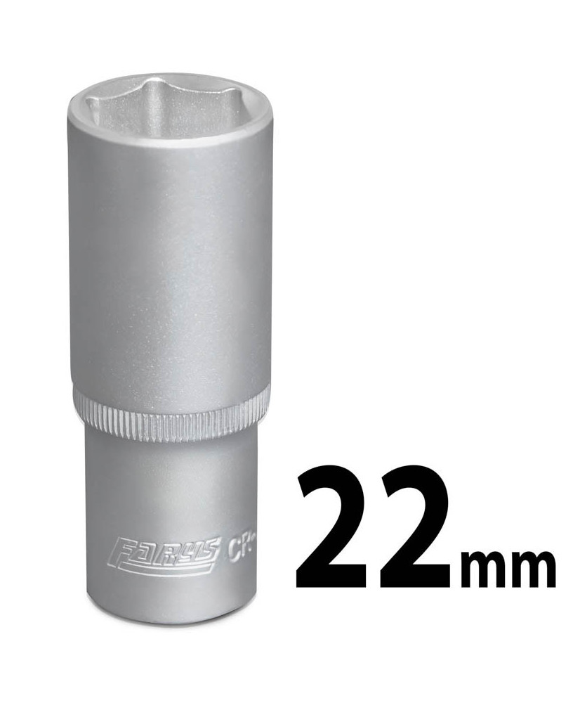 Nasadka 22mm 1/2"  sześciokątna długa FR1249