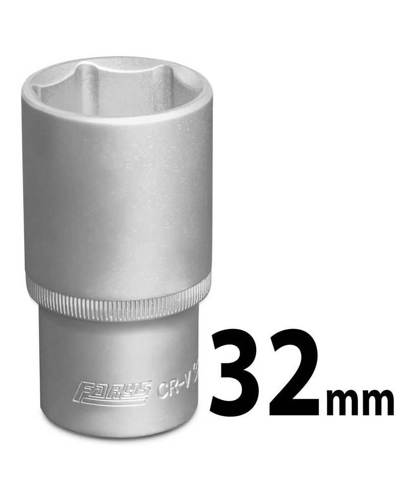 Nasadka 32mm 1/2"  sześciokątna długa FR1259