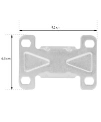 Zestaw 4szt. czarnych kółek kółka kółko 99mm