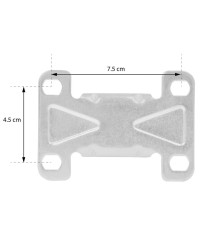 Zestaw 4szt. czarnych kółek kółka kółko 99mm