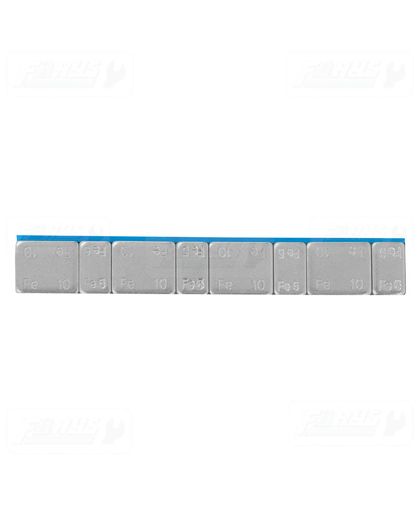 Ciężarki klejone ocynkowane do felg aluminiowych 100 szt.(4x5g+10g)