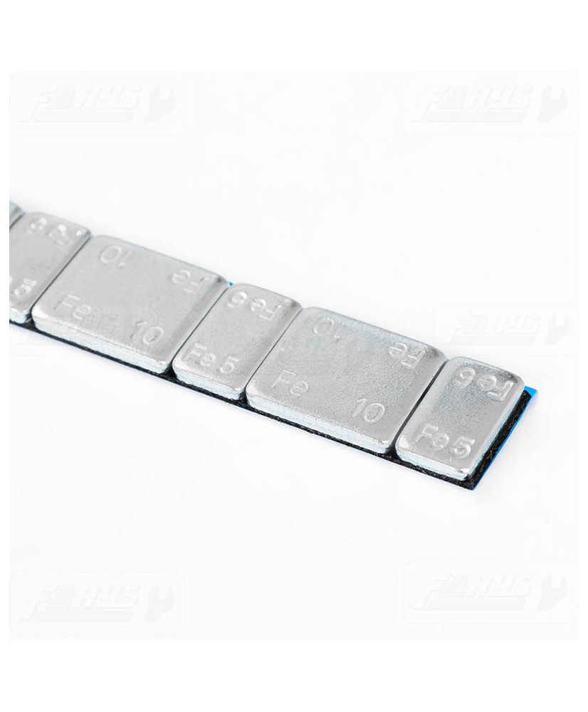 Ciężarki klejone ocynkowane do felg aluminiowych 100 szt.(4x5g+10g)