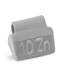 Ciężarki 10g nabijane cynkowe (Zn) powlekane do felg aluminiowych (ALU) opakowanie 100szt.