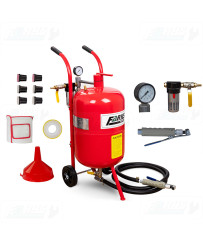 Piaskarka syfonowa oczyszczarka mobilna 38l zawory 1/2" FR7012 C - OUTLET 2