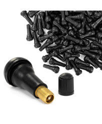 Zawór TR413 EPDM  korpus mosiężny wentyl do opon bezdętkowych 100 szt.