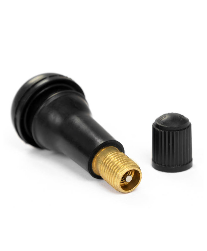 Zawór TR413 EPDM  korpus mosiężny wentyl do opon bezdętkowych 100 szt.
