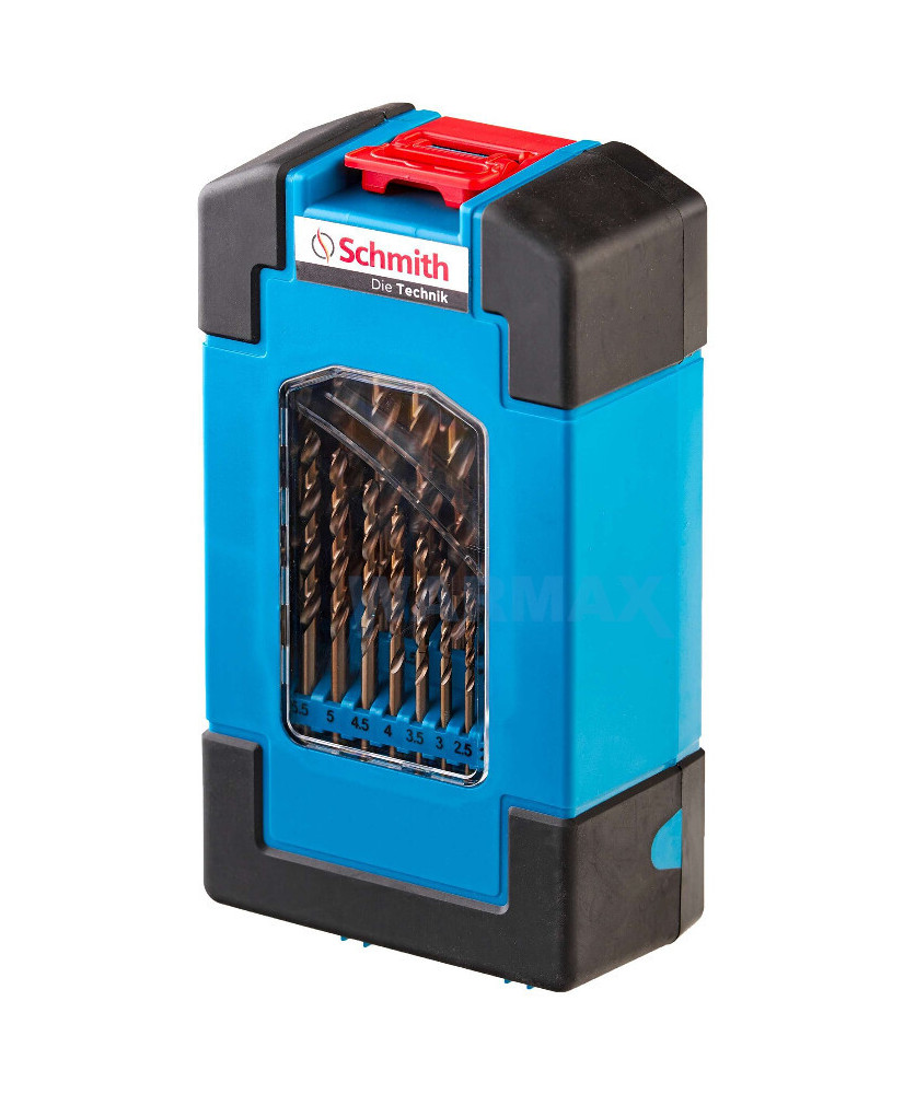 SCHMITH Komplet wierteł do metalu kobaltowych 25 szt. SCHMITH Komplet wierteł do metalu kobaltowych 25 szt.