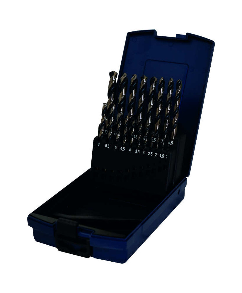 ZESTAW WIERTEŁ DIN338 HSS-GK N-UNI 1-10MM ZESTAW WIERTEŁ DIN338 HSS-GK N-UNI 1-10MM