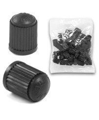 Kapturek zaworowy plastikowy czarny op.50 szt. FR0798