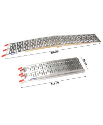 Rampa 1szt najazd podjazd aluminiowa składana 680kg FR9213-1