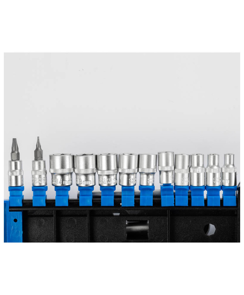 Zestaw nasadki torx bity imbus grzechotka 1/4 cala 28el FR2019