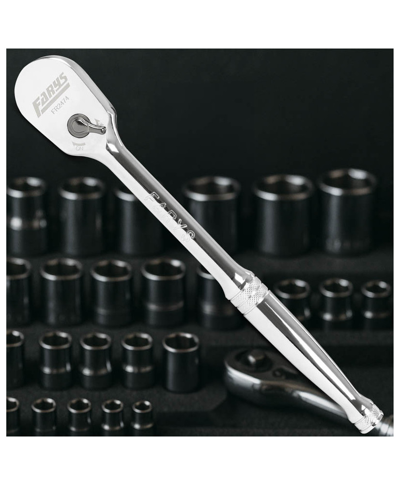 GRZECHOTKA do nasadek prosta mocna 1/2″ 90 zębów FR2474 GRZECHOTKA do nasadek prosta mocna 1/2″ 90 zębów FR2474