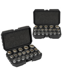 Nasadki Vario Plus 1/2" 19el. 12-kątne 8-32mm FR2066